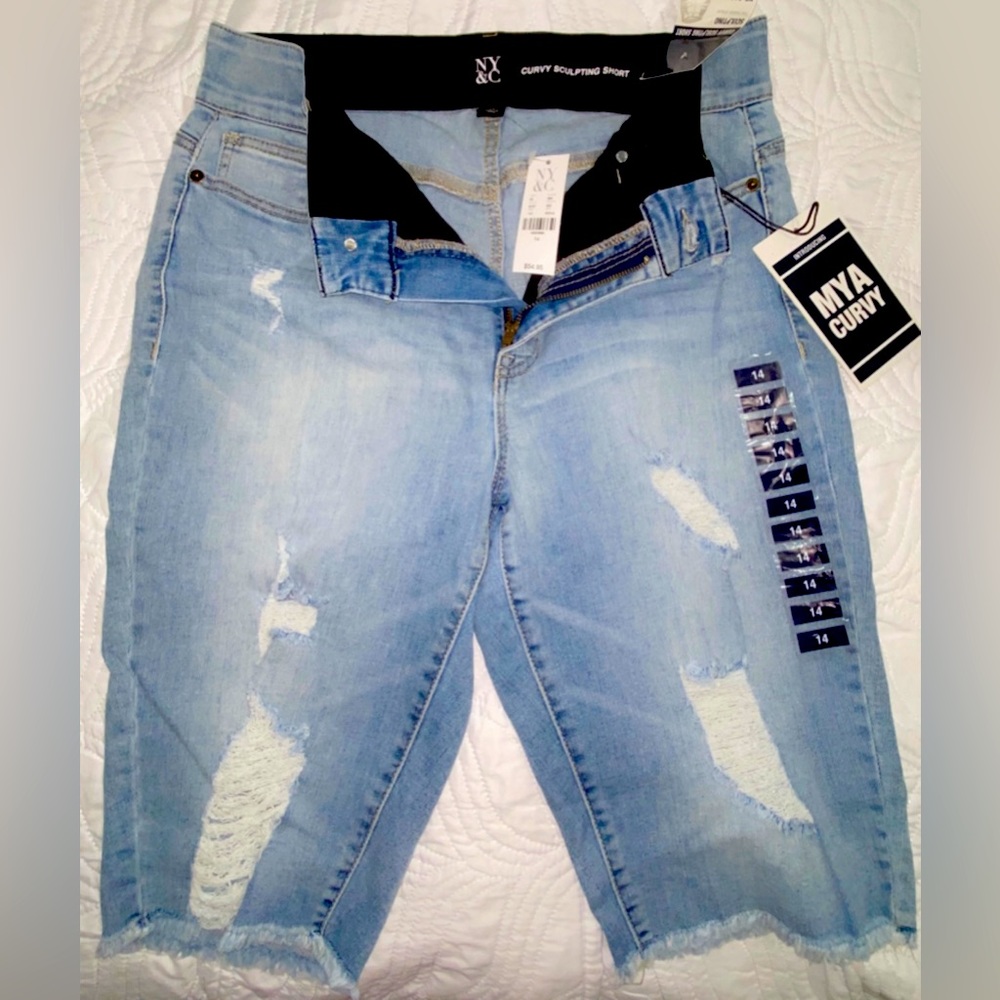 Distressed denim